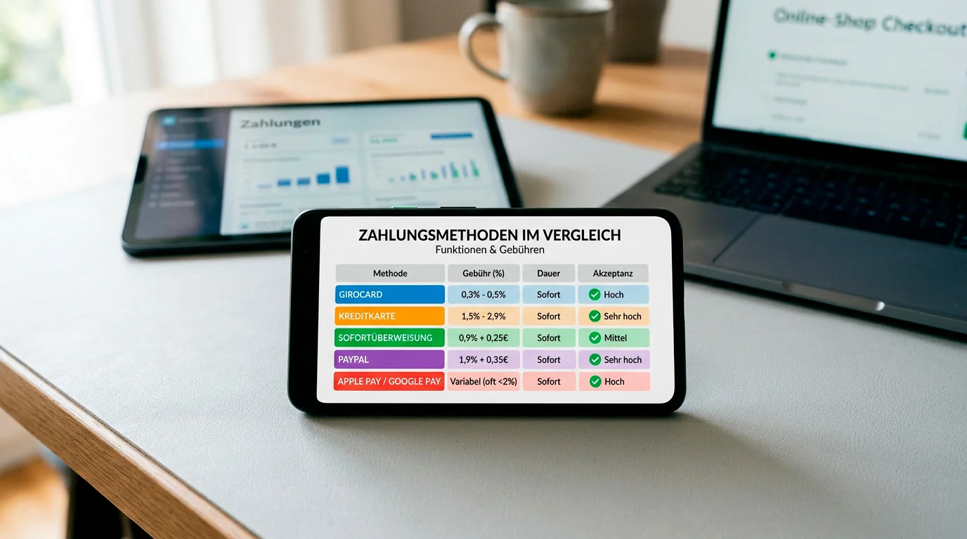 Verschiedene Zahlungsmethoden-Symbole auf einem Smartphone-Display mit einer Casino-Kassenseite im Hintergrund