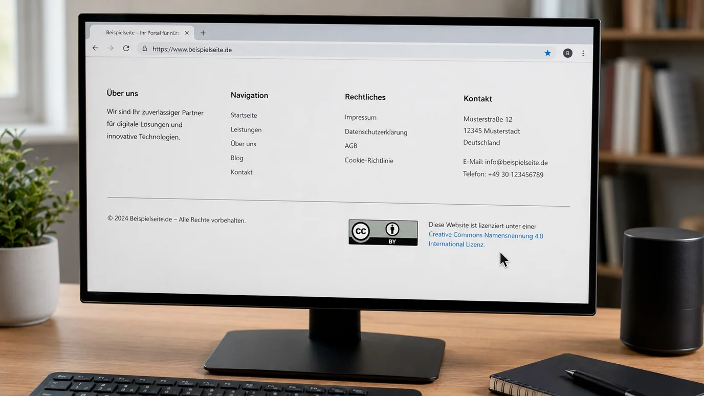 Offizielles Lizenzsiegel auf einer Casino-Website im Browser